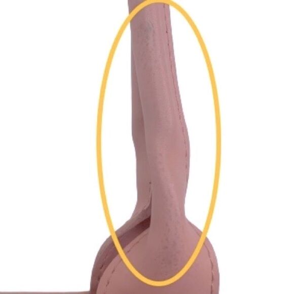 Furla Blush Side Zipper Expanding Leather Tote Satchel Bag Handbag Pink Leather - Picture 11 of 12